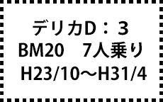 BM20　H23/10～H31/4　7人乗り