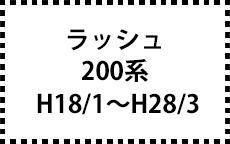 200系　H18/1～H28/3