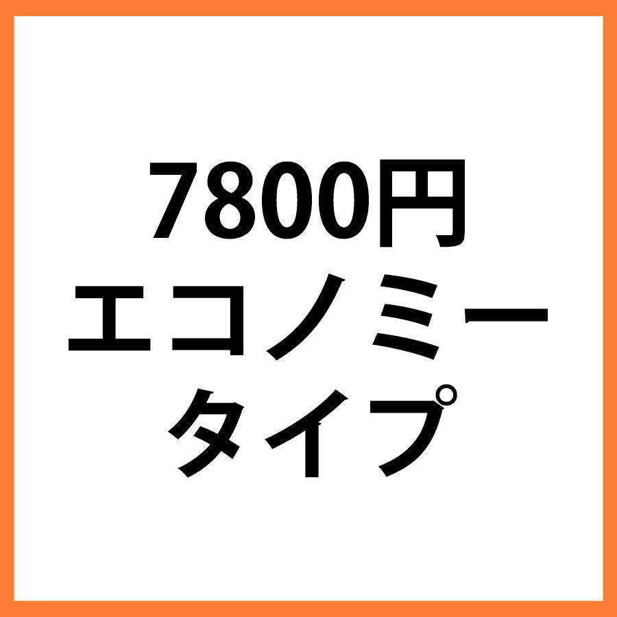 7800円商品　エコノミー