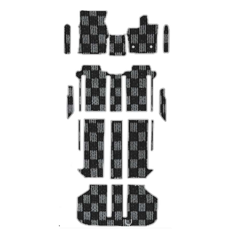 フロアマット　トヨタ　ＴＯＹＯＴＡ　アルファード　20系　H23/11～H27/1（後期）　ステップ付き　カーマット　抗菌　抗ウイルス　消臭 　エクセレントタイプ