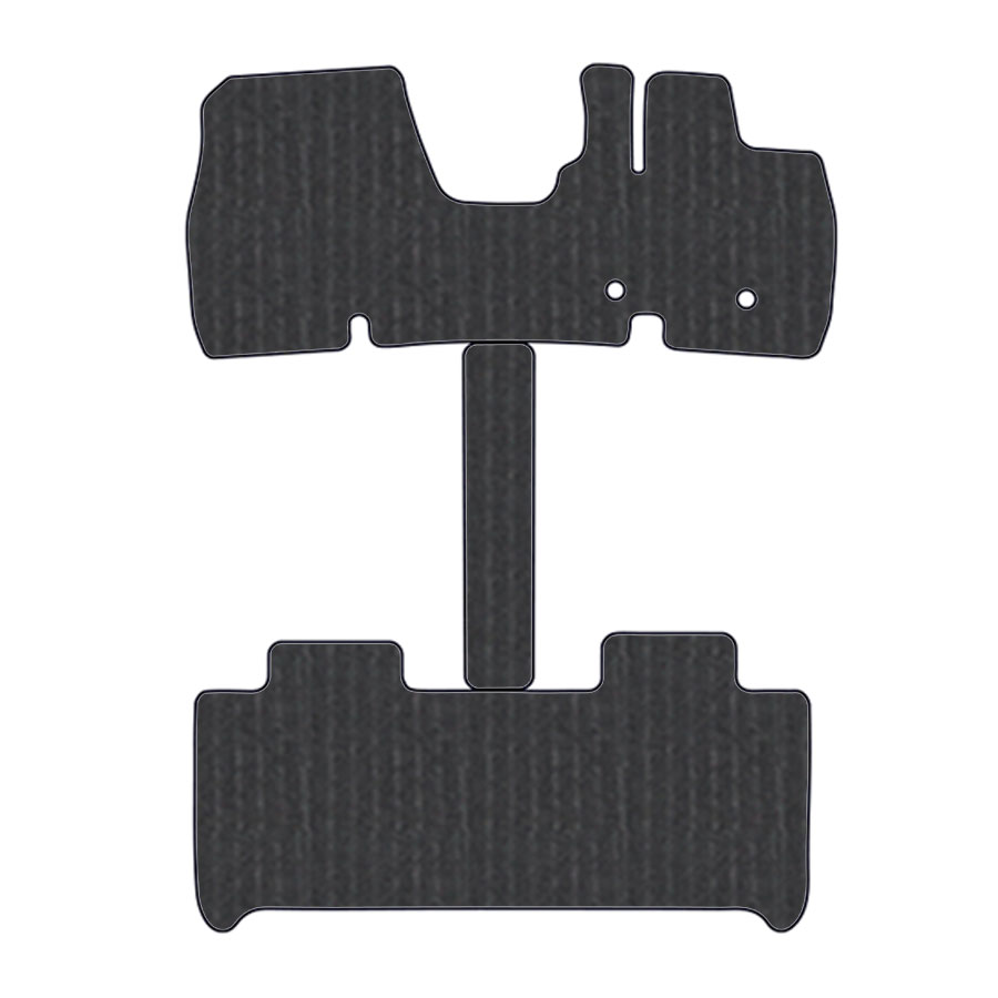 フロアマット 三菱 ekスペース/ekクロススペース B34/35/37/38A R2/3～R7/10 ウォークスルーマット付 ベンチ/セパレート対応 カーマット　消臭　エコノミータイプ