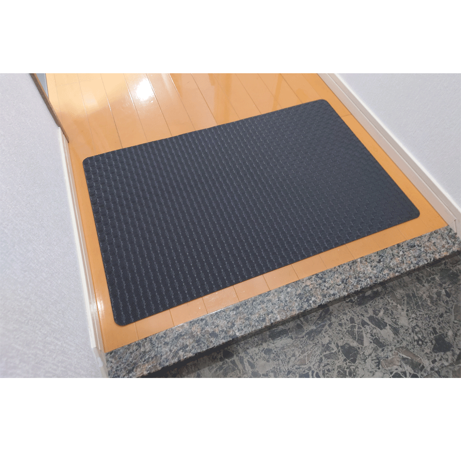 玄関マット　50ｃｍ×80ｃｍ　ダイヤラバー　エントランスマット　フロアマット　日本製　抗菌　撥水　滑り止め