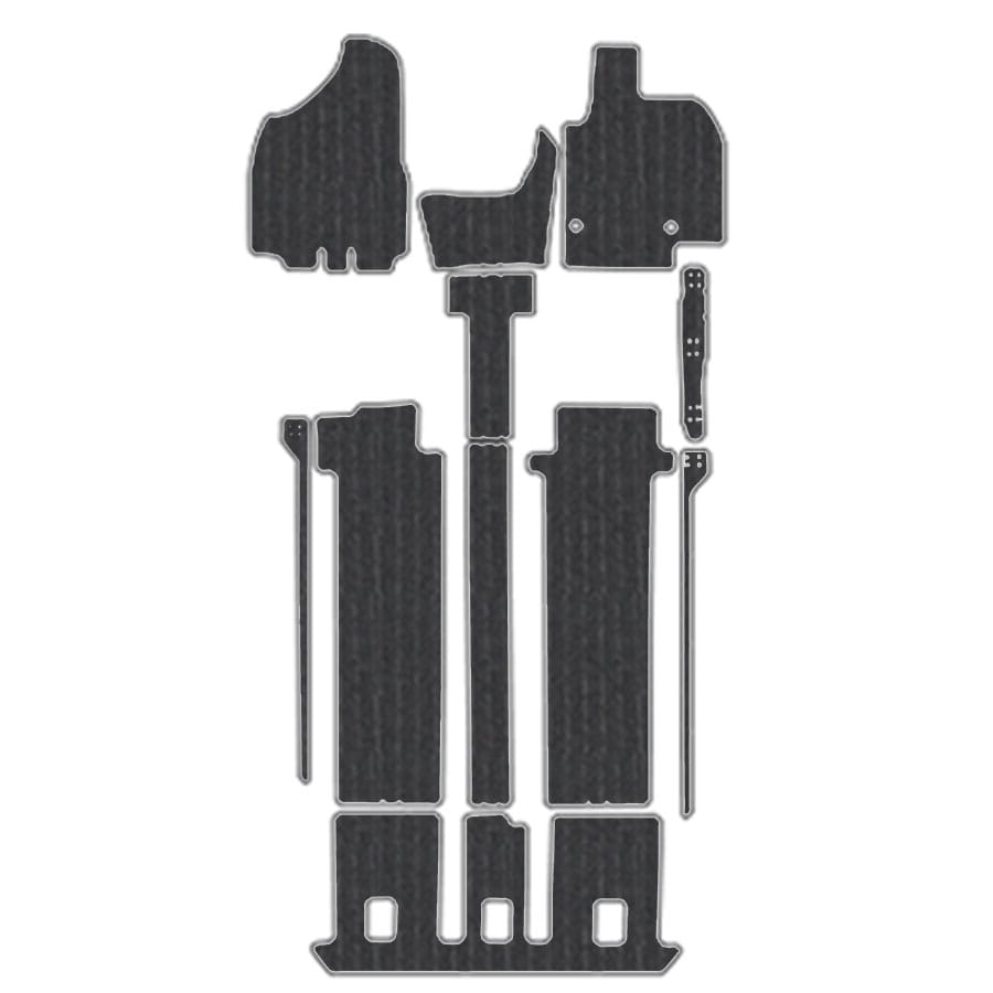 フロアマット トヨタ TOYOTA エスティマ ガソリン車 50系 H24/5~R1/10(後期) カーマット 抗菌 抗ウイルス 消臭 エコノミータイプ