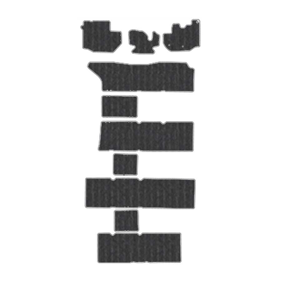 フロアマット トヨタ TOYOTA ハイエースコミューター 200系 H16/8~MC後にも対応 14/15人乗り カーマット 抗菌 消臭 エコノミータイプ