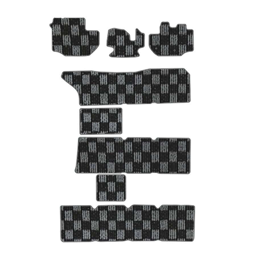 フロアマット トヨタ TOYOTA ハイエースワゴン 200系 H29/1~(MC後) 10人乗り カーマット 抗菌 抗ウイルス 消臭 エクセレントタイプ