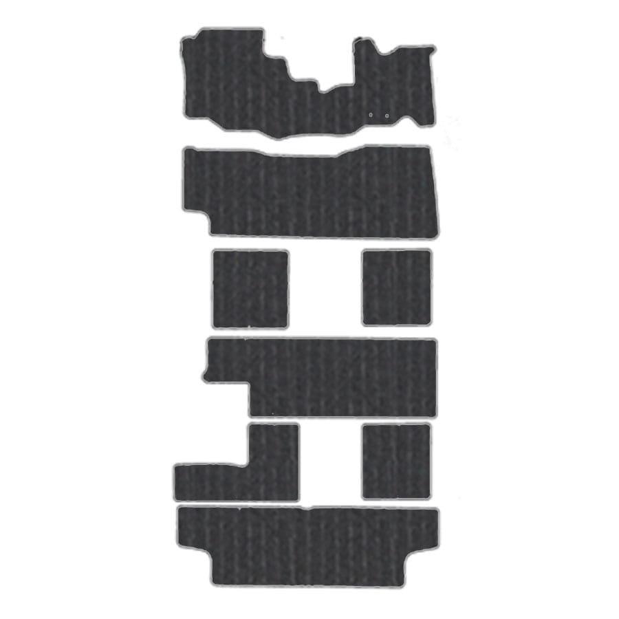 フロアマット 日産 NISSAN NV350キャラバン E26 H24/6~ 10人/標準 カーマット 抗菌 抗ウイルス 消臭 エコノミータイプ