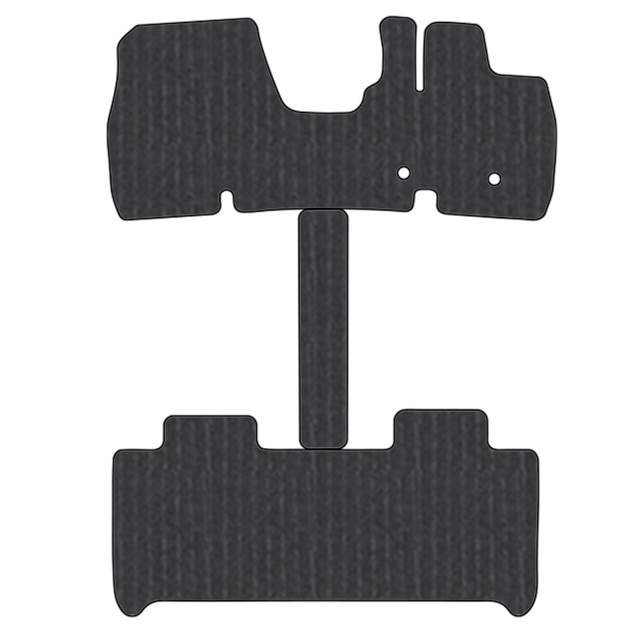 フロアマット　日産　ルークス　ROOX　B44/45/47/48A　R2/3～R7/10　標準地/寒冷地対応　ウォークスルーマット付　カーマット　抗菌　　エコノミータイプ