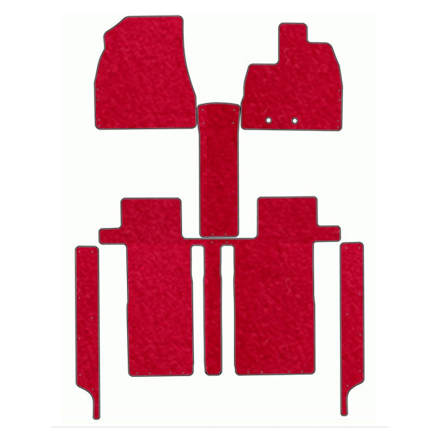 フロアマット トヨタ TOYOTA ヴォクシー VOXY 80系 H31/1~R4/1 5人乗り MULTI UTILITY☆ステップ付き カーマット プレミアムタイプ