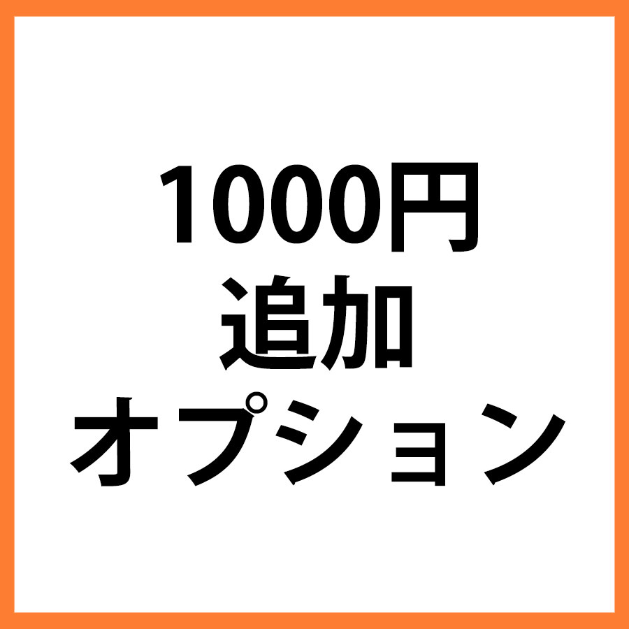 1000円追加オプション