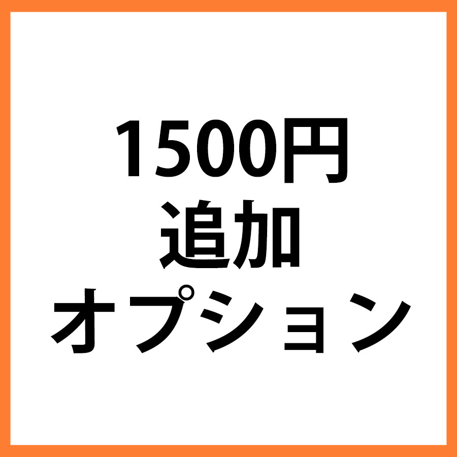 1500円追加オプション