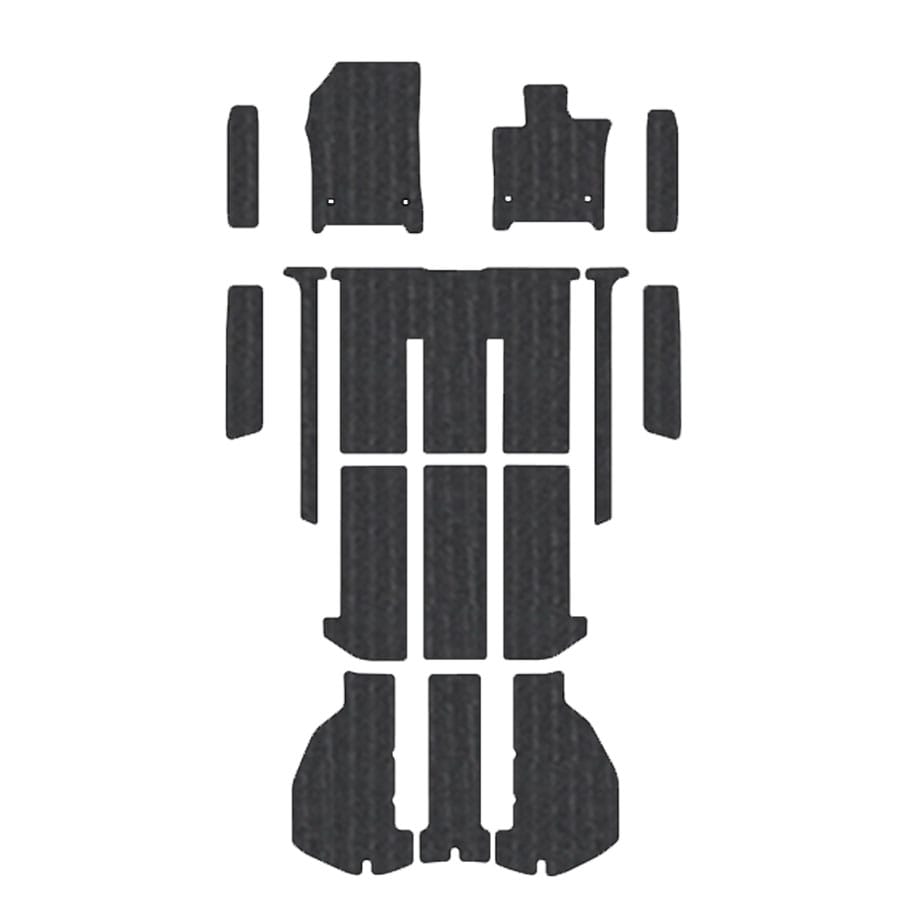 フロアマット　トヨタ　ＴＯＹＯＴＡ　アルファード ヴェルファイア　40系　R5/6～　ステップ付き　カーマット　抗菌　抗ウイルス　消臭　エコノミータイプ