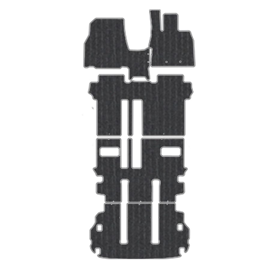 フロアマット 三菱 MITSUBISHI デリカ D:5 CV1/2/5W H19/1~ ステップマット付 カーマット 抗菌 抗ウイルス 消臭 エコノミータイプ