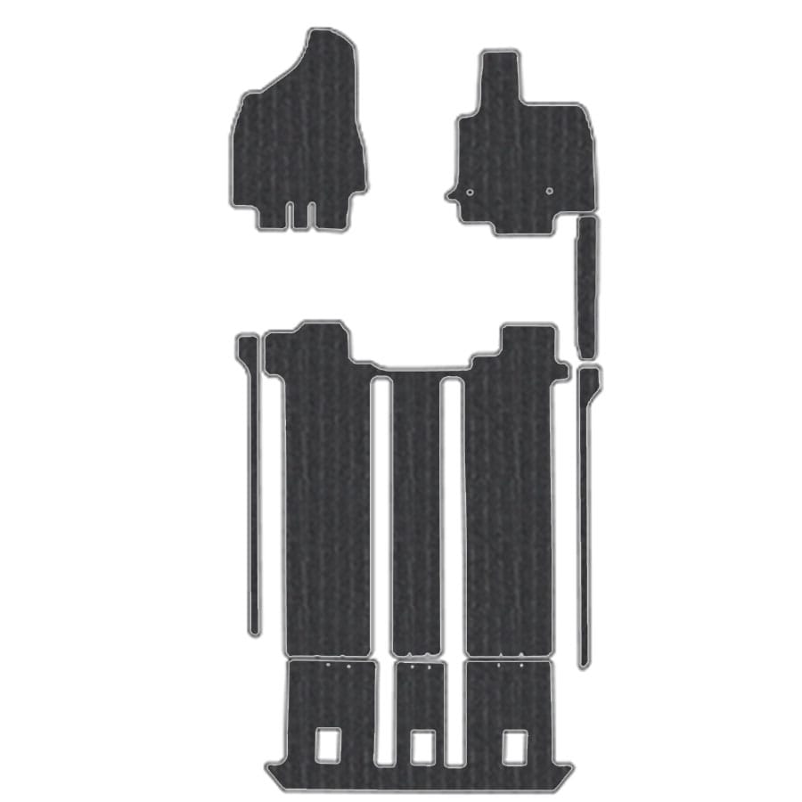 フロアマット　トヨタ　ＴＯＹＯＴＡ　エスティマ　ハイブリッド車　20系　H18/6～H24/5（前期）　カーマット　抗菌　抗ウイルス　消臭　エコノミータイプ