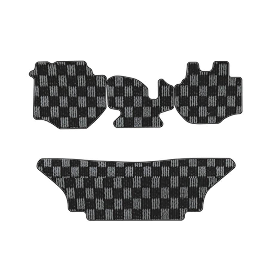 フロアマット　トヨタ　ＴＯＹＯＴＡ　ハイエースバン/レジアスエースバン　200系　H29/12～（ＭＣ後）　5/6人乗り　カーマット　抗菌　消臭 　エクセレントタイプ