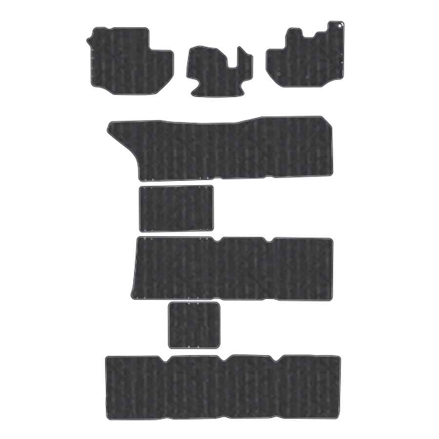 フロアマット トヨタ TOYOTA ハイエースワゴン 200系 H16/8~H28/12(MC前)10人乗り カーマット 抗菌 消臭 快適マット エコノミータイプ