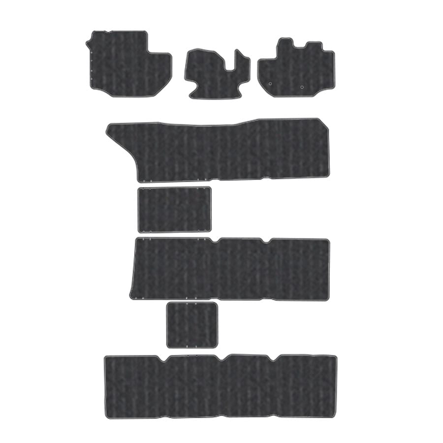 フロアマット トヨタ TOYOTA ハイエースワゴン 200系 H29/1~(MC後) 10人乗り カーマット 抗菌 抗ウイルス 消臭 エコノミータイプ