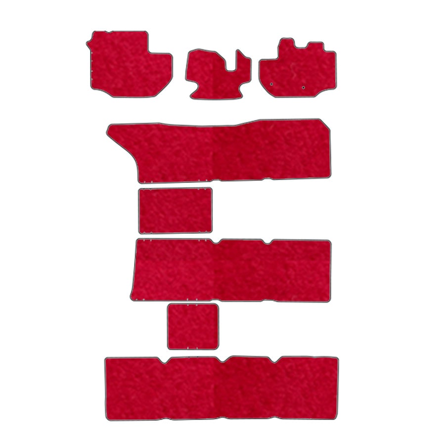 フロアマット トヨタ TOYOTA ハイエースワゴン 200系 H29/1~(MC後) 10人乗り カーマット 抗菌 抗ウイルス 消臭 プレミアムタイプ