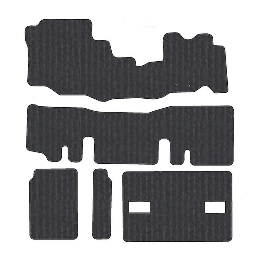 フロアマット　日産　NISSAN　NV350キャラバン　E26　H24/6～　9人/標準　カーマット　抗菌　抗ウイルス　消臭　エコノミータイプ