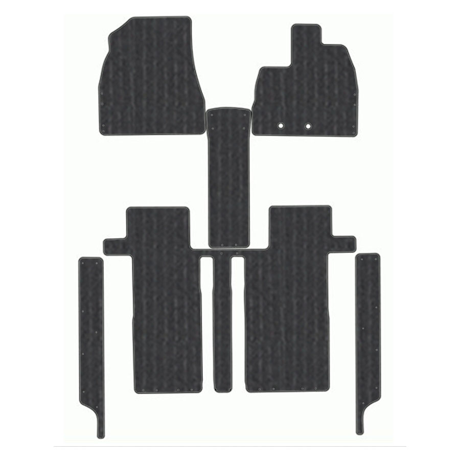 フロアマット　トヨタ　ＴＯＹＯＴＡ　ヴォクシー　ＶＯＸＹ　80系 H31/1～R4/1　5人乗り　MULTI UTILITY☆ステップ付き　カーマット　エコノミータイプ