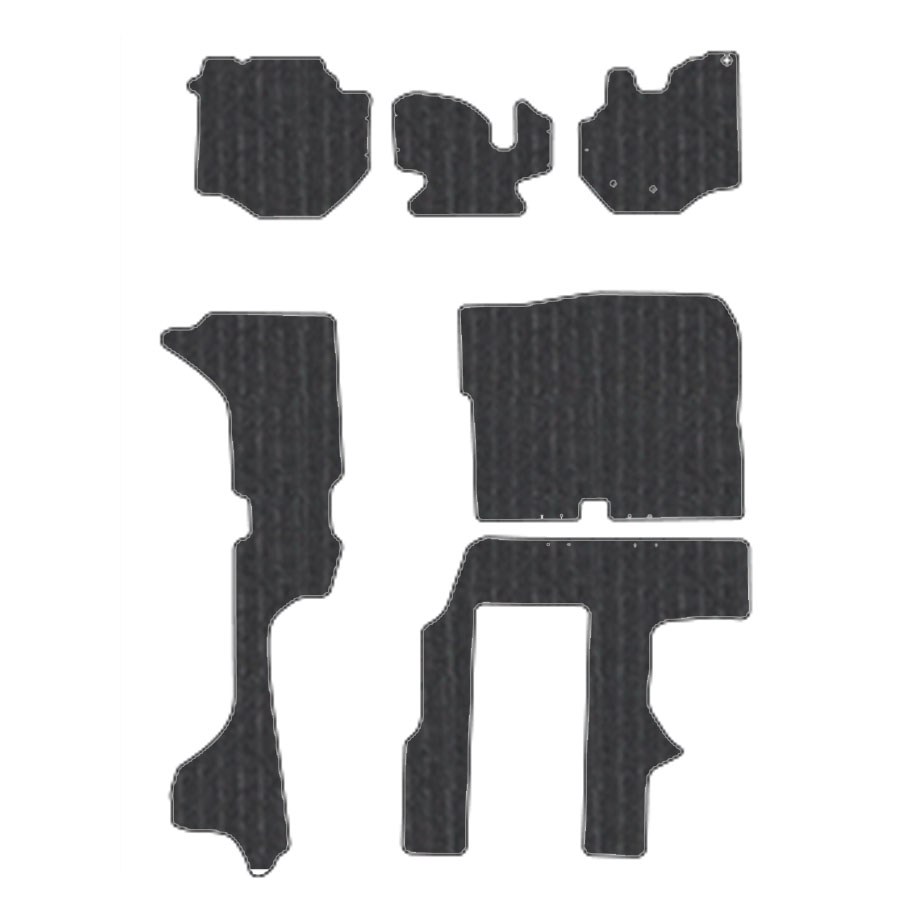 フロアマット　トヨタＴＯＹＯＴＡ　ハイエース　福祉車　200系　H16/8～　カーマット 抗菌  消臭　エコノミータイプ